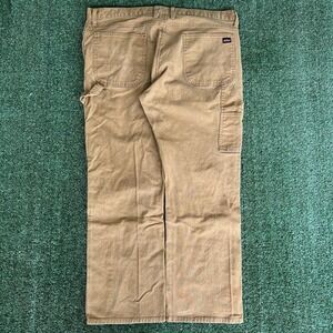 Mens Dickies Carpenter Wide-Leg Carpenter Brown Pants 42x30 20" Opens JNCO Style